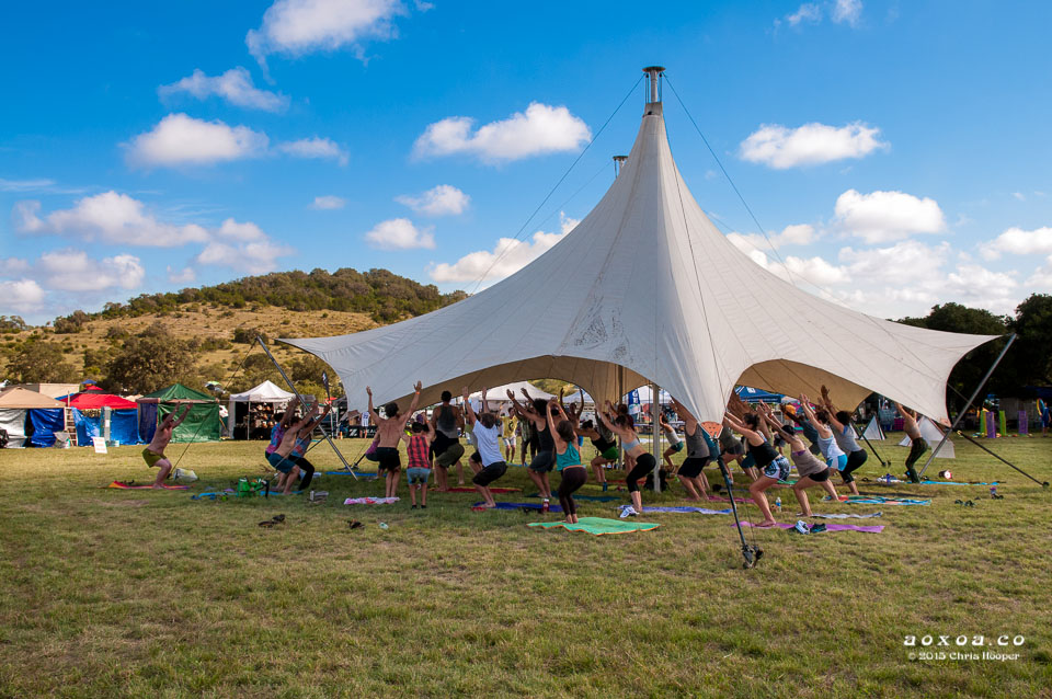 utopiafest yoga tent by aoxoa photography